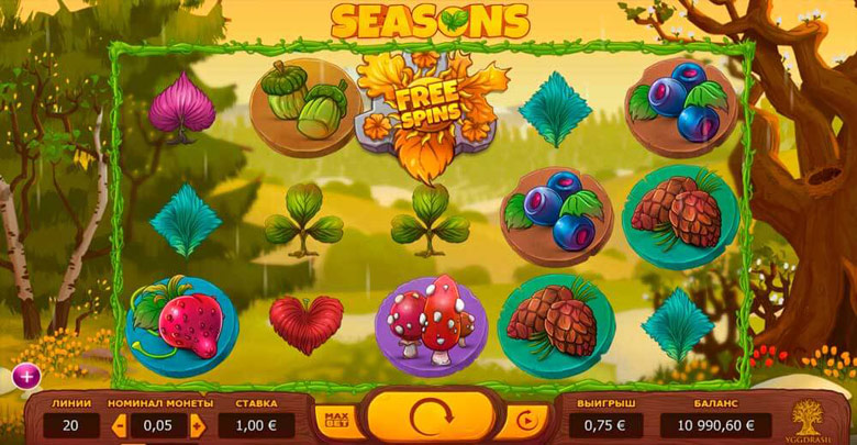 игровой автомат Seasons