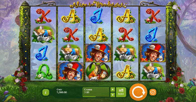 игровой автомат Alice in Wonderslots